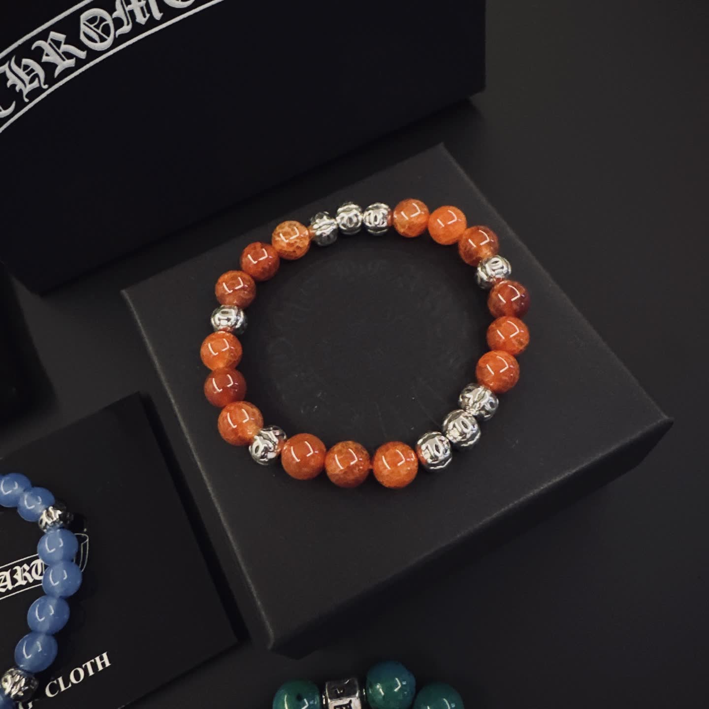 Chrome Hearts Beaded Bracelet Set